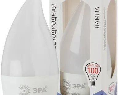 фото Лампа светодиодная BXS-11W-860-E14 свеча на ветру 880лм ЭРА Б0032994