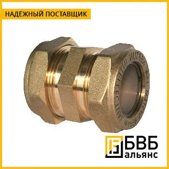 Фото №0 Соединение муфта 25х1 с графитовой прокладкой