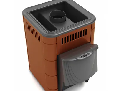 фото Банная печь ТМФ Оса Carbon ДА КТК терракота