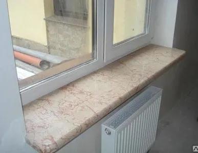 фото Подоконники мраморные Крым