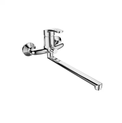 Фото №0 Смеситель для ванны DEVIDA DVL0123-01 с поворотным изливом 330 мм, цвет: хром