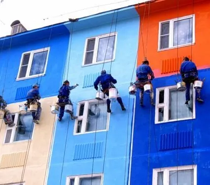 Фото №0 Окрашивание фасадов