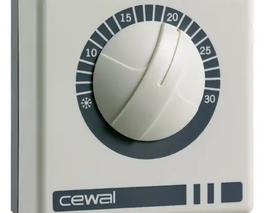 фото Терморегулятор комнатный накладной CEWAL RQ10 (16 А)