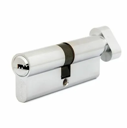 Фото №0 Цилиндр кл-верт 40х50 90мм хром Апекс 5кл.