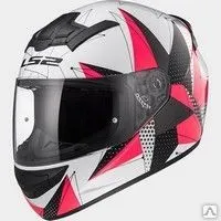 фото Шлем-интеграл LS2 FF352 Rookie Brilliant White Pink