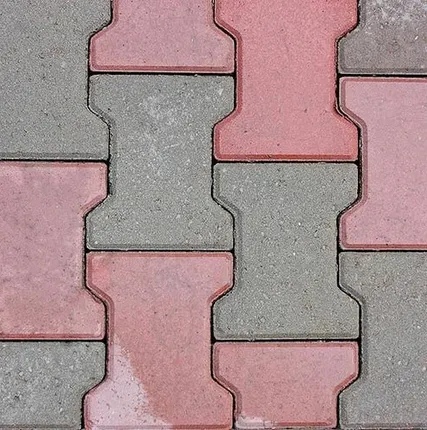 Фото №0 Тротуарная плитка Катушка 225х88х45 мм, красная