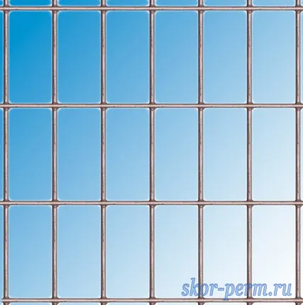 Фото №0 Сетка сварная оцинкованная ячейка 25х50 мм, D=1,5, рулон L=10 м, h=1,0 м