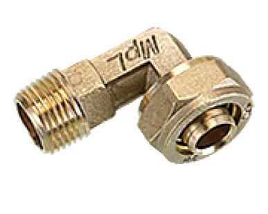 фото Угольник обжимной LL 32х32, латунный VALTEC