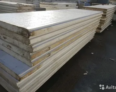 фото Сэндвич панели пенополистерол 120 мм, 6,35 м