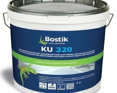 фото Клей для напольных покрытий Bostik KU 320 универсальный 6 кг