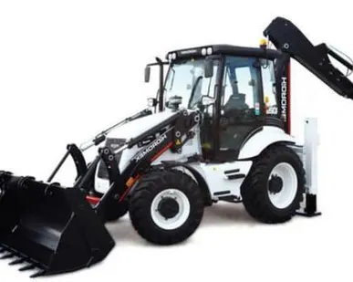 фото Экскаватор-погрузчик HIDROMEK с гидромолотом