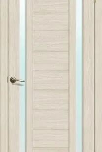 фото Дверь межкомнатная 203 (La Stella) стекло матовое, экошпон, Ясень Латте 2000х800мм