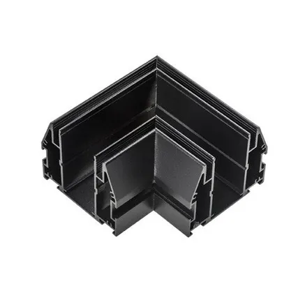 Фото №0 Lightstar 505207 Соединитель L-образный д/натяжного потолка д/2-контактного трека 505ххх TETA ЧЕРНЫЙ для PRO