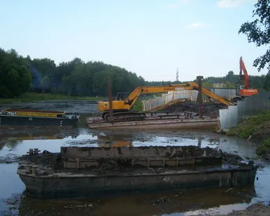 фото Осушение болотистых местностей