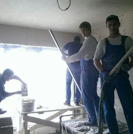 Фото №0 Штукатурка по маякам