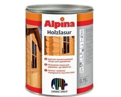 фото Лак лессирующий Holzlasur, 0.75 л (цветные)