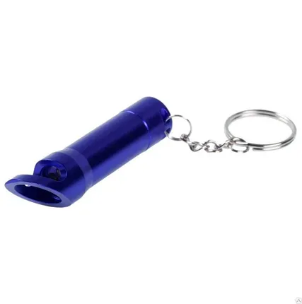 Фото №0 Брелок-фонарик с открывашкой Zaro, синий