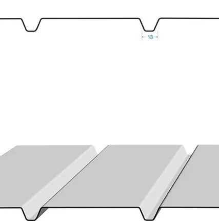 Фото №1 Софит с центральной перфорацией 3000*305мм, пломбир Дёке PREMIUM