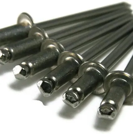 Фото №0 Заклепка вытяжная 10*25 черная сталь 3СПпс стандартный бортик DIN660 PU=S