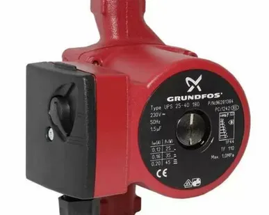 фото Насос Grundfos UPS 25-70 с гайками 180 мм