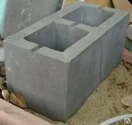 Фото №0 Шлакоблок двух пустотный