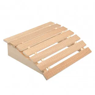 Фото №0 Банные штучки Подголовник липовый мягкий,с орнаментом "Рогожка",35х30х10 см "Банные штучки"