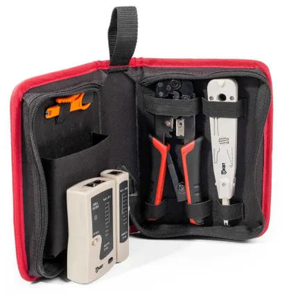 Фото №0 LAN-4 серия ПРОФИ Набор для работ с сетевым кабелем