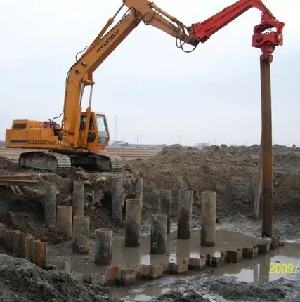 Фото №0 Аренда вибропогружателя DPD350T на экскаваторе с оператором