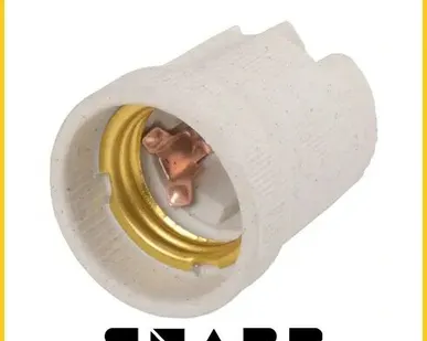 фото Патрон электрич. E27 подвесной керамич. IEK EPC10-04-02-K01