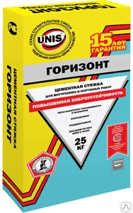 Фото №0 UNIS Горизонт, стяжка для пола, 25кг