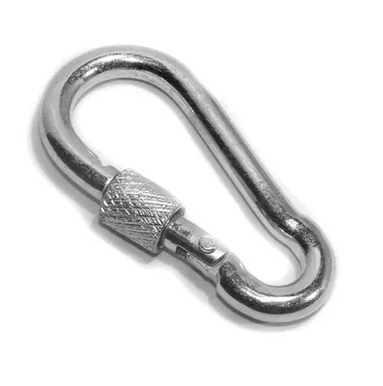 Фото №0 Карабин с фиксатором d 8мм.