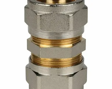 фото Муфта STOUT соединительная 26х26 для металлопластиковых труб винтовой