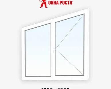 фото Трапециевидное пластиковое окно №2, 1000x1000