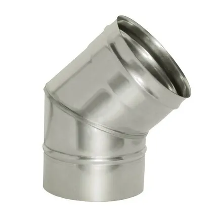 Фото №0 Отвод "Дымок" 45° D200, AISI 439 (0.8)