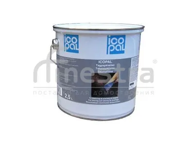 фото Мастика кровельная Icopal черная, 10л
