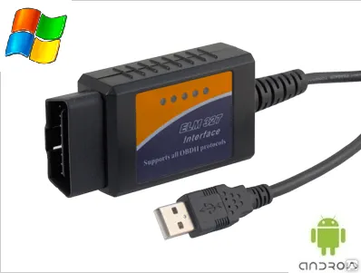 Фото №0 Адаптер OBD2 ELM327 v1.5 USB