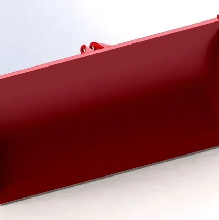 Фото №0 Отвал коммунальный прямой 2,1 м для погрузчиков ХАРВЕСТ Быстросъём «Евро»