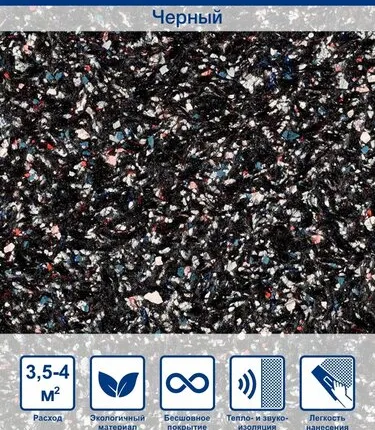 Фото №0 Жидкие обои Silk Plaster East / Ист 960, Черный