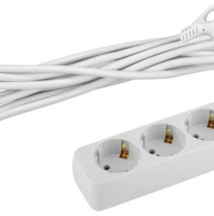 Фото №0 Удлинитель 3х1.5м с заземл. 10А ПВС 3х0.75 UX-3e-1.5m ЭРА Б0038575