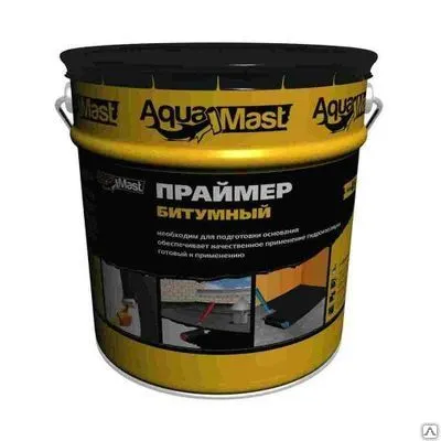 Фото №0 Праймер битумный ТЕХНОНИКОЛЬ AquaMast, ведро 18 л