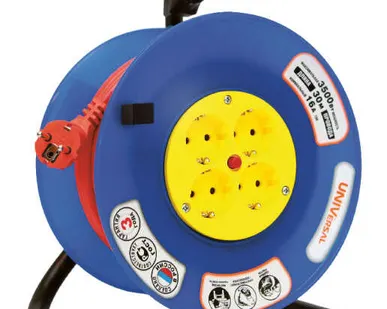 фото Удлинитель на катушке 4х30м без заземл. 10А IP20 ВЕМ-250 термо ПВС 2х1 UNIVersal 9632898