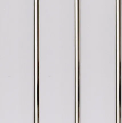 Фото №0 Панель ПВХ потолочная 10мм 3-х секц. молдинг хром 0,25м*3,0м