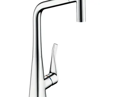 фото Смеситель для кухни Hansgrohe Metris хром 14820000