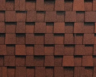 фото ТЕХНОНИКОЛЬ SHINGLAS гибкая черепица ФАЗЕНДА красный (2,6м2/уп.)