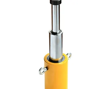 фото Домкрат гидравлический телескопический 
TOR HHYG-50600D (ДТ50Г600) 50 т (3 уровня)