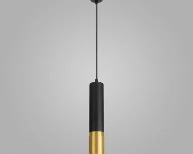 фото Подвесной светильник DLN108 GU10 черный/золотоLED Elektrostandard