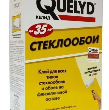 Фото №0 Клей для стеклообоев Quelyd 500г 1уп=30шт