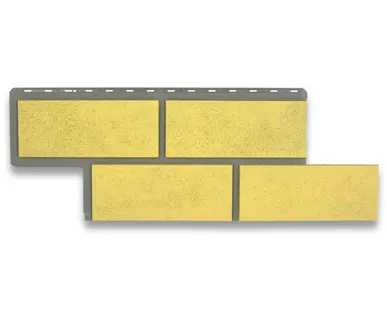 фото Фасадная панель (АП) "КАМЕНЬ Неаполитанский" (песчаный) 1255*450 мм (раб.размер 1000*430)