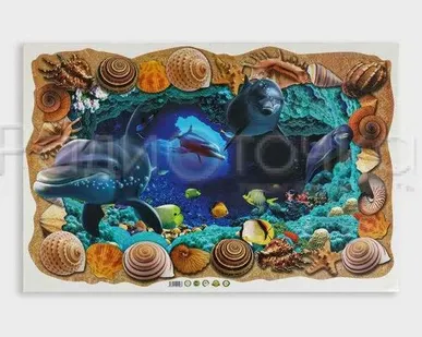 фото Наклейка интерьерная Море (90*60см )