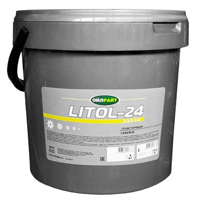 Фото №0 Смазка Литол-24 9,5кг, (ведро) OIL RIGHT 6050